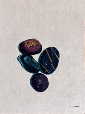 4 Kieselsteinchen