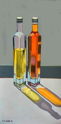 Two Little Oil Bottles